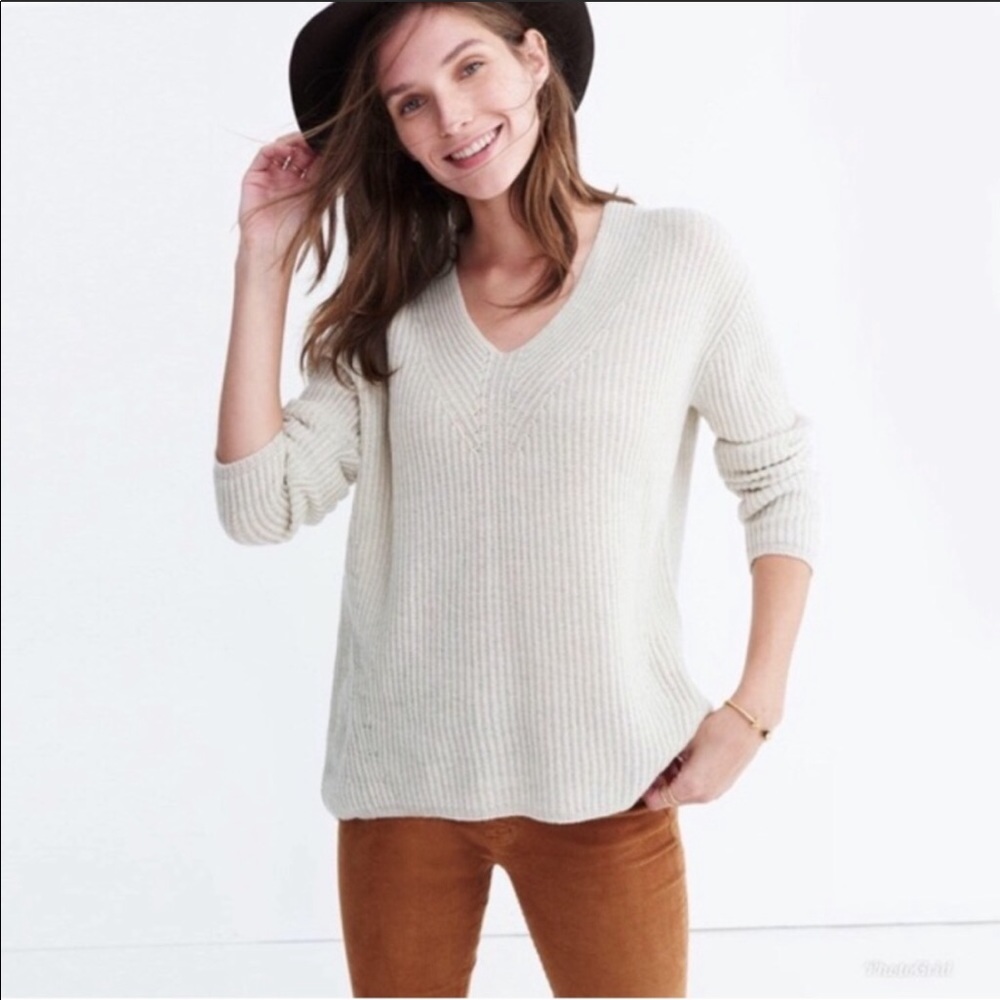 Madewell Woodside pullover sweater